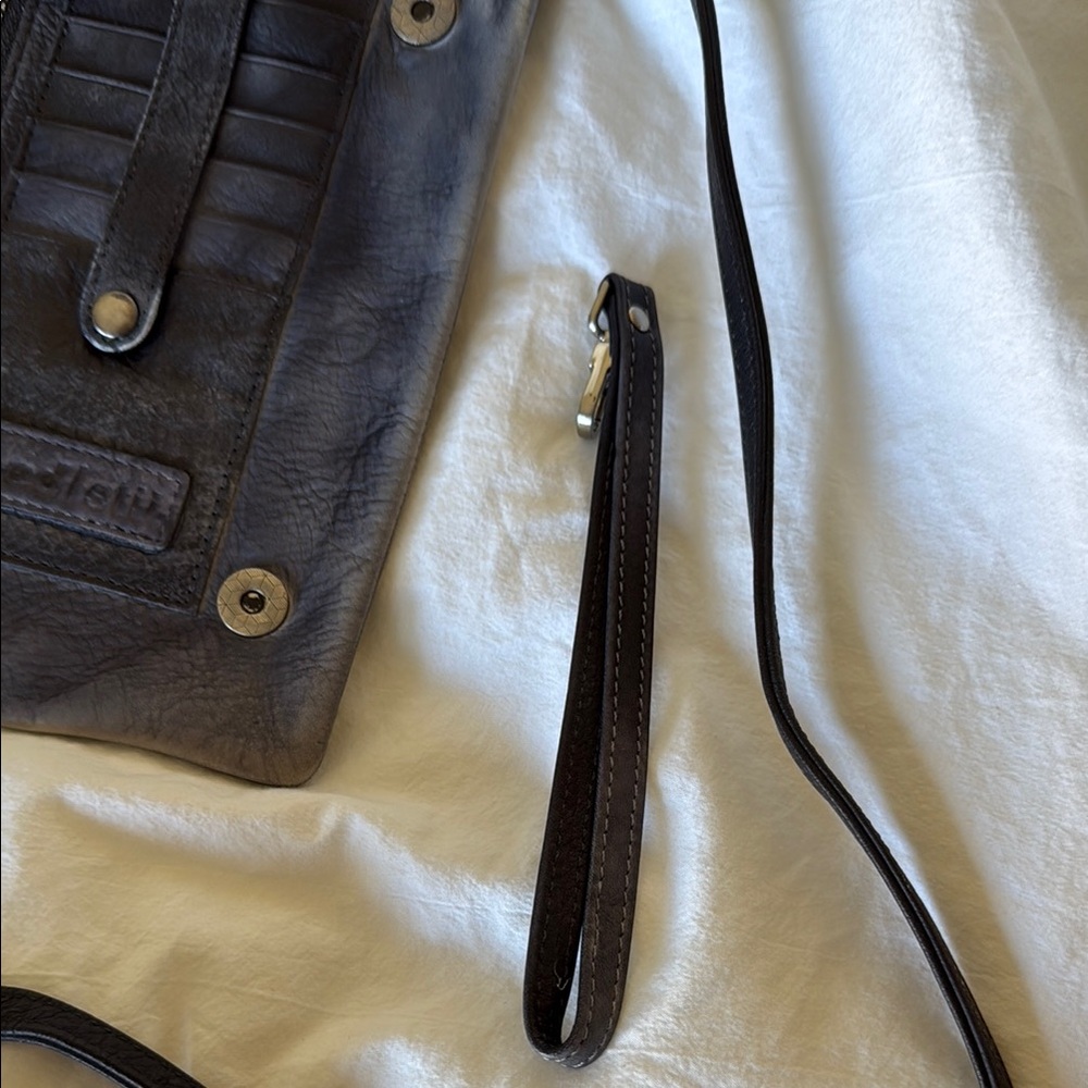 Bed Stu Dark Gray Leather Wallet - Picture 4 of 4